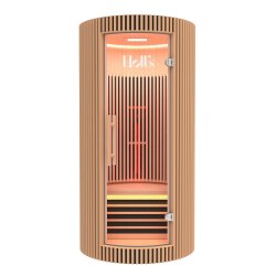 Sauna Moon Infrar&oslash;d Rund 1 plads tr&aelig;farve Holls